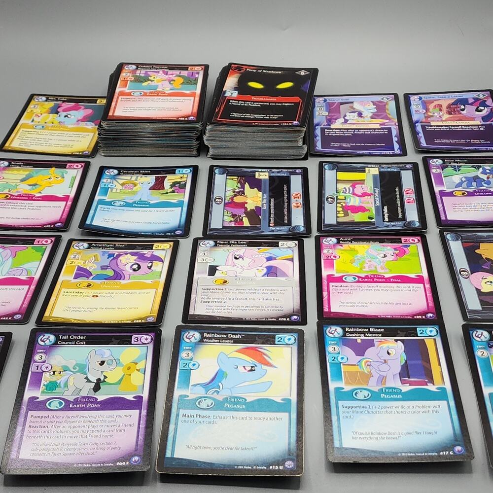 My Little Pony Bulk Trading Card Lot More than 180 Cards READ
